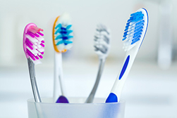 Toothbrushes.